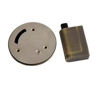 Finitura fermaporta resistente in lega di zinco modificabile altezza montaggio gap non perforato o vite 1025 mm porta per avere bronzo meccanico per titolare casa o ufficio ingresso