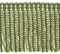 Finitura Frangia Bullion Con Bordo A Maglia, Colore# 010 [5 Yarde]