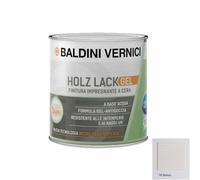 Finitura per legno esterno HolzLack Gel 750 ml impregnante legno esterno cera cerato bianco trasparente noce scuro noce chiaro impregnante per legno esterno Baldini Vernici (BIANCO)