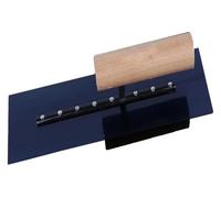 Finitura in acciaio al carbonio for muratura, manico in legno leggero, utensile manuale for intonacatura for cartongesso(21cm)
