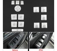 Finitura Interruttore Pulsante Alzacristallo Cromato Per Mercedes-Benz A / B / C