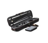 Finiture Caffè, Fuse A Spruzzo, Con Misuratore Di Umidità, Serratura In Rame, Custodia Per Violino In Tessuto Con Tracolla Custodia professionale per violino(3/4)