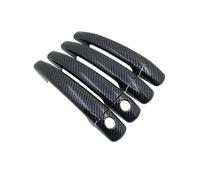 Finiture cromate per le coperture delle maniglie | Compatibile con Peugeot Partner 2009-2018(Carbon,4pcs-2hole)
