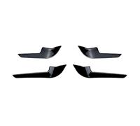 Finiture decorative per bocchetta dell'aria laterali per paraurti anteriore per Audi RS3 8Y 2021-2024 2022 effetto fibra di carbonio nero lucido