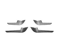 Finiture decorative per bocchetta dell'aria laterali per paraurti anteriore per Audi RS3 8Y 2021-2024 2022 effetto fibra di carbonio nero lucido