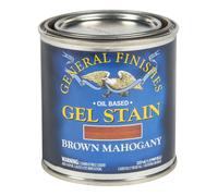 Finiture generali macchie gel a base di olio 1/2 mogano marrone pinta