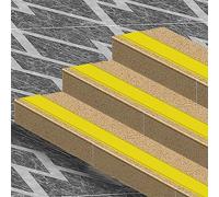 finiture per bordi di scale, Gradini for scale for antiscivolo Bordi for esterni for for scale/gradini/angoli interni, larghezza 2,36 pollici/6 cm(Yellow,1m/39.3in)