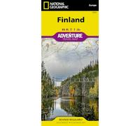 Finland Adventure Map - National Geographic Adventure Travel Map: 1:975000