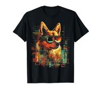 Finlandese Spitz Dog Graphic Pet Art Occhiali da sole finlandesi Spitz Maglietta