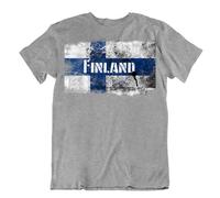 Finlandia Bandiera T-Shirt Città Mappa Nordic Croce Speciale Pride Regalo