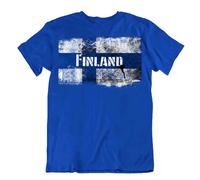 Finlandia Bandiera T-Shirt Città Mappa Nordic Croce Speciale Pride Regalo