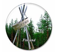 Finlandia Circolo Polare Artico Magnete del frigorifero Magneti decorativo Apribottiglie Tourist City Travel Souvenir Collection Regalo Forte adesivo per frigorifero