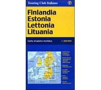 Finlandia, Estonia, Lettonia, Lituania 1:800.000