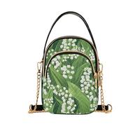 Finlandia Lily Of The Valley Flowers borse a tracolla alla moda per le donne con multi tasche borse a mano per le donne regali di compleanno per Lady