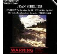 Finlandia/Symphony No. 1 (Jarvi, Goteborgs Symfoniker) by Jean Sibelius