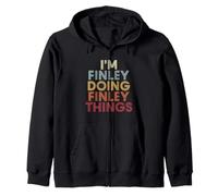 Finley Name Finley Personalized Name First Given Felpa con Cappuccio