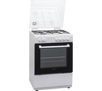 FINLUX Cucina a gas 4 Fuochi Forno Elettrico Larghezza x Profondità 60x60 cm colore Bianco - FXMC66WEM