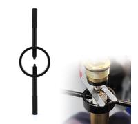 FINMOKAL Kit di attrezzi per compressore a molla per forcella della moto, con cartuccia e asta, adatto per la maggior parte delle forcelle per bici da strada capovolte (nero)