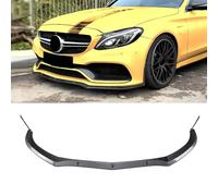 FINMOKAL Kit paraurti anteriore splitter spoiler corpo compatibile con Benz Classe C W205 S205 2015-2022 C63 AMG 4 porte/5 porte, effetto fibra di carbonio