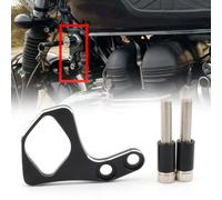 FINMOKAL Staffa di trasferimento per chiave di accensione sinistra, adatta per Triumph Bonneville T100/SE/Scrambler/Thruxton 2001-2015 tutti gli anni, nero