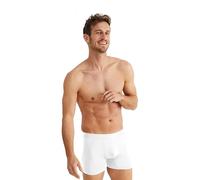 FINN Boxer Anti-Sudore Impermeabili da Uomo - Minimizza Le Macchie di Sudore e Gli odori - Mutanda Antibatterica Contro la Sudorazione intensa su Glutei Bianco M