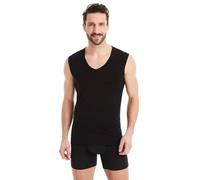 FINN Canottiera Invisibile Uomo Scollo a V - Maglia Intima Senza Maniche | La spalla resta coperta e niente si vede dal colletto aperto. 94 % modal Lenzing, otto taglie dalla S alla 5XL
