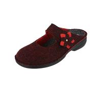 Finn Comfort Arlberg Barolo Doublefilz, Zoccoli Donna, Rosso, 11.5-12