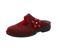 Finn Comfort Arlberg Barolo Doublefilz, Zoccoli Donna, Rosso, 11.5-12