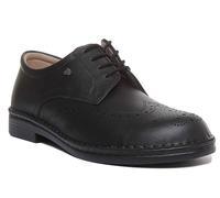 FINN COMFORT Budapest Pizzo Pelle Brogue Scarpe Formali da Uomo Nero 6 - 12