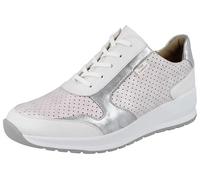 Finn Comfort Colore Limitato Stretch Mori Donna Scarpe basse Bianco Rosa Pelle, bianco, 41 1/3 EU
