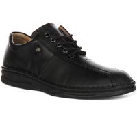 Finn Comfort Digione Sportivo Profondo IN Pelle Con Lacci Uomo Nero UK 6 - 12