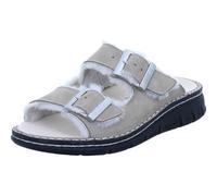 Finn Comfort FINNCO Oestersund - Ciabatte da donna in pelle nabuk beige, beige., 39 EU Larga