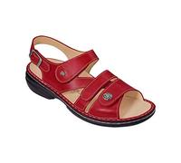 Finn Comfort Gomera, Sandali con Tacco Donna, Rosso, 39 EU