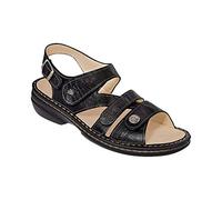 Finn Comfort Gomera, Scarpe col Tacco con Cinturino a T Donna, Nero, 39 EU