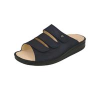 Finn Comfort Korfu - Pantolette 1508-813098, Rabo (pelle liscia granata), blu navy (blu scuro), Blu, 46 EU Larga