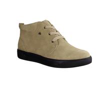 Finn Comfort Mantua 2792-735081 - Stivale corto in pelle nabuk, colore: Talpa, beige., 39 EU Larga