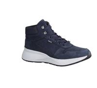 Finn Comfort Meribel Nightblue/Atlantiv (blu scuro) - Scarpe stringate con inserto allentato - Marche, Blu, Pelle (Nubuk/streetnubuk), Blu, 38 EU