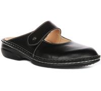 Finn Comfort Stanford Fitting Classic Leather Sandali Da Donna In Nero EU37-41