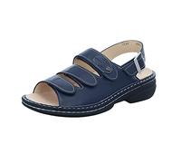 Finn Comfort Womens Saloniki 2557 Mozart Bluette Leather Sandals 41 EU