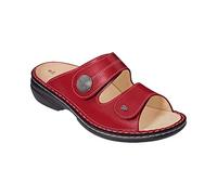 Finn Comfort Sansibar, Pantofole Donna, Colore: Rosso, 41 EU