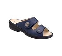 Finn Comfort Zanzibar, Sandali con Tacco Donna, Blu, 40 EU