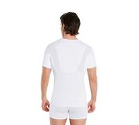 FINN Maglia Intima Anti-Sudore Uomo con Inserto sulla Schiena e Assorbenti Ascellari Contro Sudorazione Eccessiva - Canottiera con Protezione Contro Macchie di Sudore e Cattivo Odore Bianco 5XL