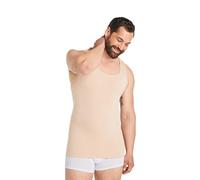 FINN Maglietta a Compressione Senza Cuciture, da Uomo, con Effetto Snellente, Senza Cuciture, per Una Pancia Piatta, Color Carne, L