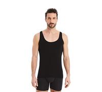 FINN Maglietta Intima Business Uomo Senza Maniche - Maglia Sottogiacca in Originale Tessuto Lenzing® Modal - La Canottiera Perfetta sotto Camicia e Abito Nero 3XL