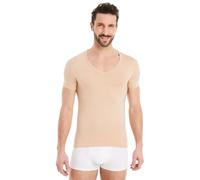 FINN Maglietta Intima Uomo Manica Corta - Scollo a V Profondo Invisibile