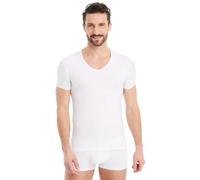 FINN Maglietta Intima Uomo Manica Corta - Scollo a V Profondo Invisibile