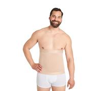 FINN Pancera Contenitiva per Uomini - Fascia Dimagrante Pancia in Cotone - Guaina Contenitiva Potente per Uomini con Effetto Pancia Piatta Color Pelle Nude 4XL