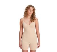 FINN Shapewear Body da donna - Bodysuit modellante a forte compressione senza cuciture - Guaina seamless con spalline regolabili Color Pelle S