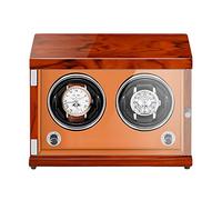 Finner Overhing Watch Winders-Orologio ricaricabile a due posizioni shaker meccanico orologio meccanico verticale orologio automatico scatola di avvolgimento con luce a LED sensibile alla luce