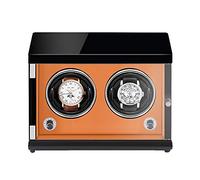Finner Overhing Watch Winders-Orologio ricaricabile a due posizioni shaker meccanico orologio meccanico verticale orologio automatico cassetta di avvolgimento con luce a LED sensibile alla luce